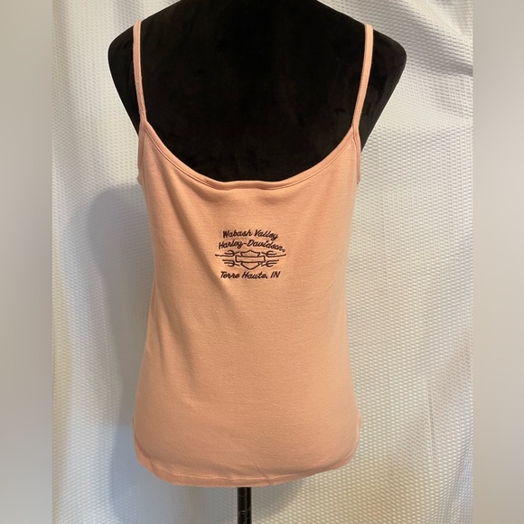 Harley Davidson Pink Embroidered Tank Top Size XL - Picture 5 of 11